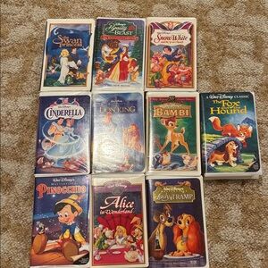 Disney Classic VHS tapes set